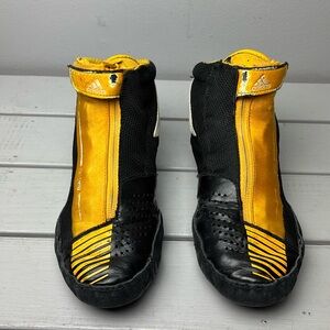 RARE Men’s Adidas Adizero Sydney Orange Black Split Sole Wrestling Shoe Size 6.5